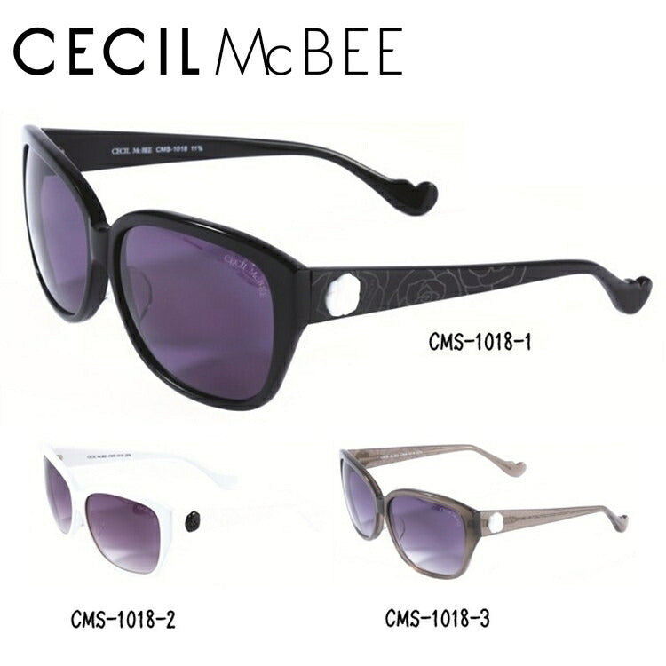 レディース サングラス CECIL McBEE セシルマクビー CMS 1018 全3色 59サイズ アジアンフィット 女性 UVカット 紫外線 対策 ブランド 眼鏡 メガネ アイウェア 人気 おすすめ ラッピング無料