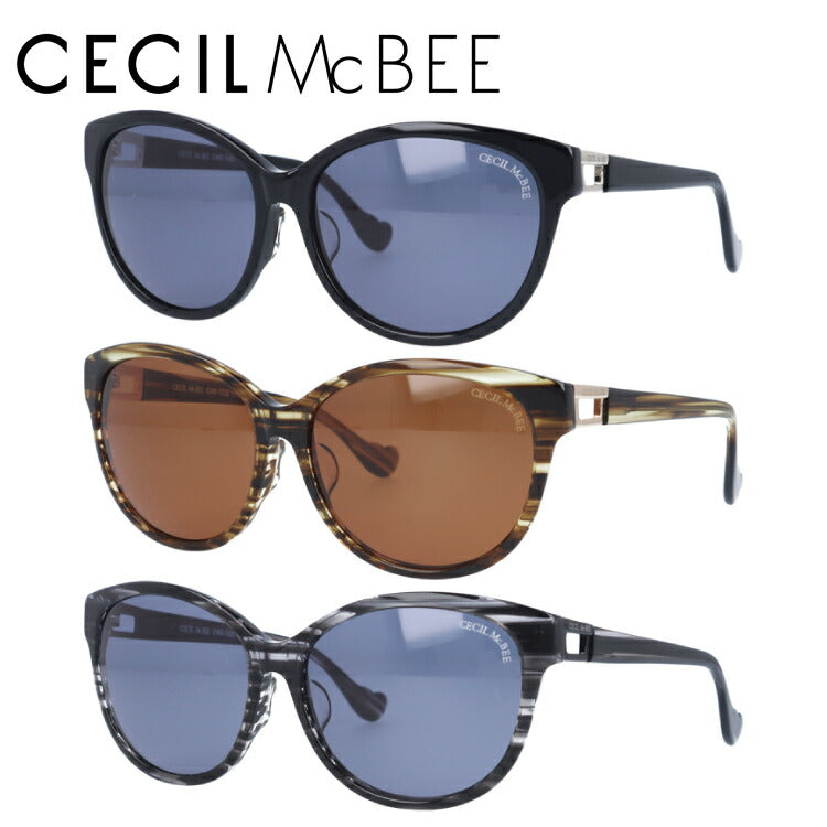 レディース サングラス CECIL McBEE セシルマクビー CMS 1022 全3色 57サイズ アジアンフィット 女性 UVカット 紫外線 対策 ブランド 眼鏡 メガネ アイウェア 人気 おすすめ ラッピング無料