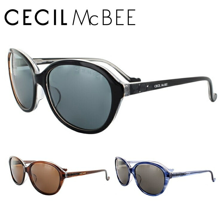 レディース サングラス CECIL McBEE セシルマクビー CMS 1031 全3色 56サイズ アジアンフィット 女性 UVカット 紫外線 対策 ブランド 眼鏡 メガネ アイウェア 人気 おすすめ ラッピング無料