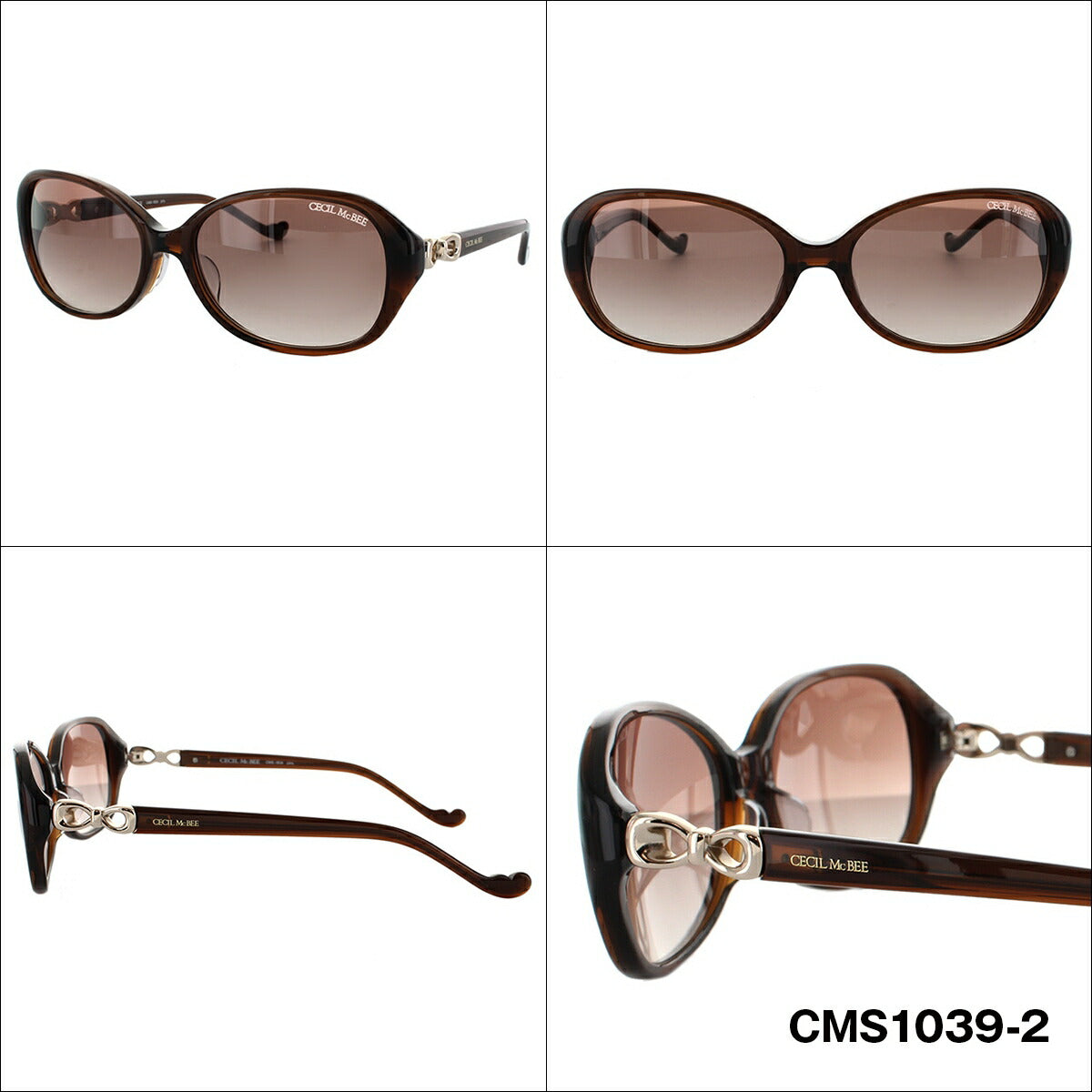 【送料無料】レディース サングラス CECIL McBEE セシルマクビー CMS 1039 全3色 55サイズ アジアンフィット 女性 UVカット 紫外線 対策 ブランド 眼鏡 メガネ アイウェア 人気 おすすめ ラッピング無料