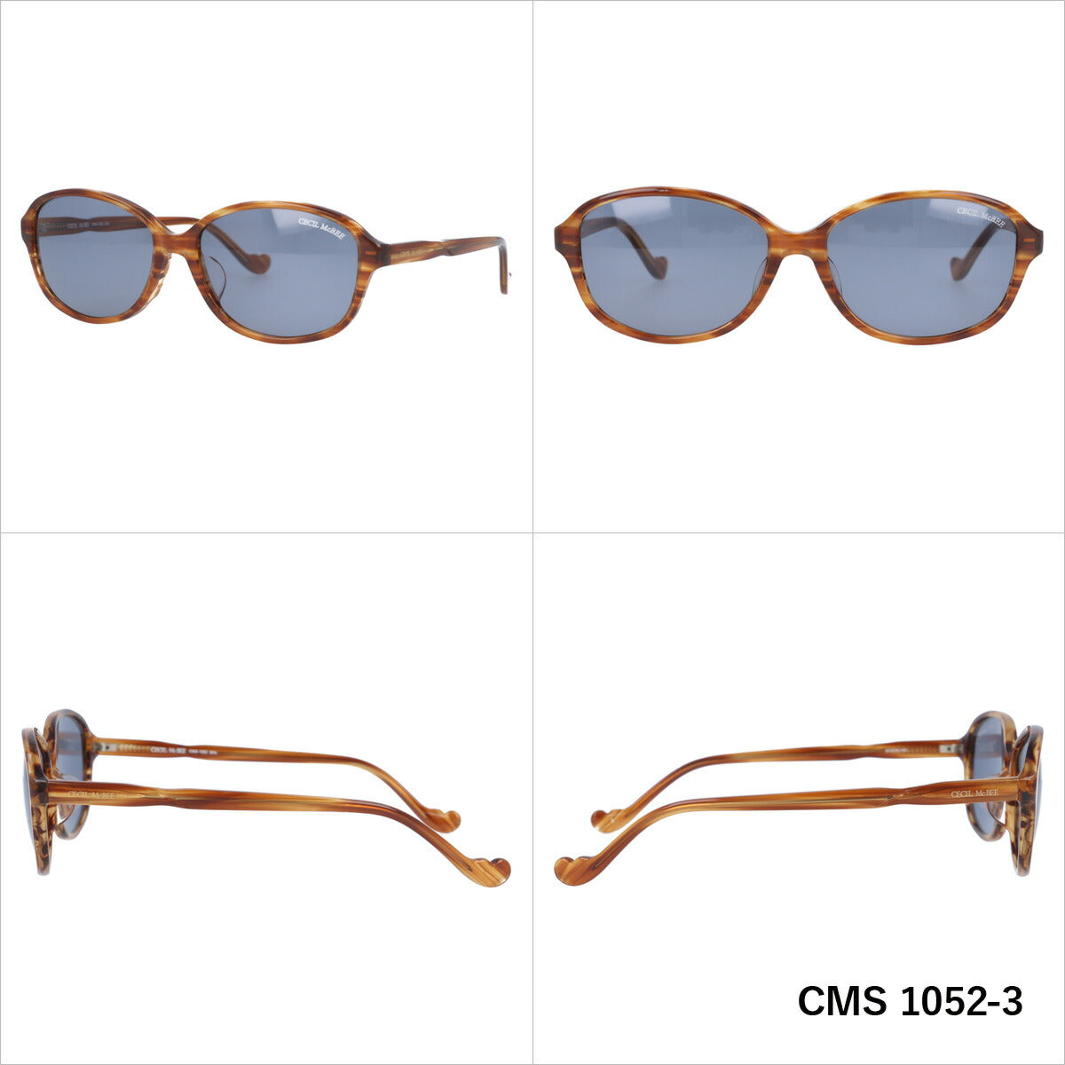 レディース サングラス CECIL McBEE セシルマクビー CMS 1052 全3色 57サイズ アジアンフィット オーバル型 女性 UVカット 紫外線 対策 ブランド 眼鏡 メガネ アイウェア 人気 おすすめ ラッピング無料