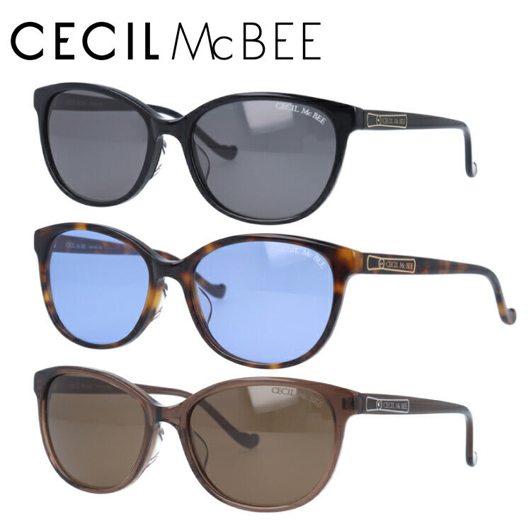 レディース サングラス CECIL McBEE セシルマクビー CMS 1055 全3色 55サイズ アジアンフィット ウェリントン型 女性 UVカット 紫外線 対策 ブランド 眼鏡 メガネ アイウェア 人気 おすすめ ラッピング無料