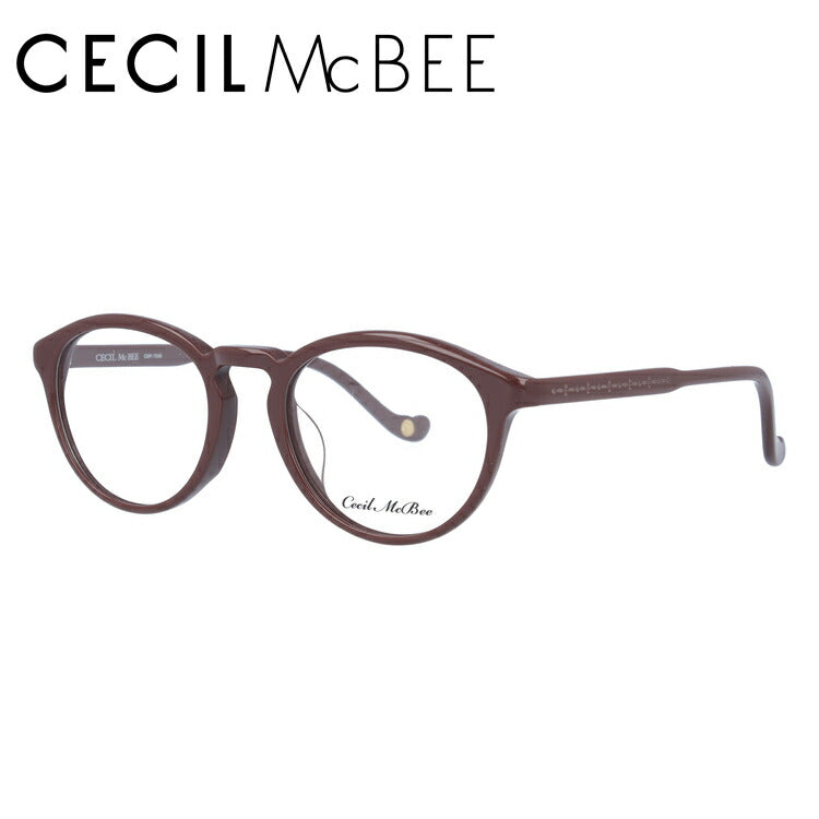 メガネ 眼鏡 度付き 度なし おしゃれ CECIL McBEE セシルマクビー CMF 7048-3 48サイズ ボストン型 レディース 女性 UVカット 紫外線 ブランド サングラス 伊達 ダテ｜老眼鏡・PCレンズ・カラーレンズ・遠近両用対応可能 ラッピング無料