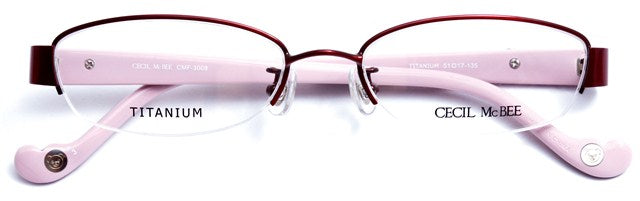 メガネ 眼鏡 度付き 度なし おしゃれ CECIL McBEE セシルマクビー CMF 3008 全4色 51サイズ レディース 女性 UVカット 紫外線 ブランド サングラス 伊達 ダテ｜老眼鏡・PCレンズ・カラーレンズ・遠近両用対応可能 ラッピング無料