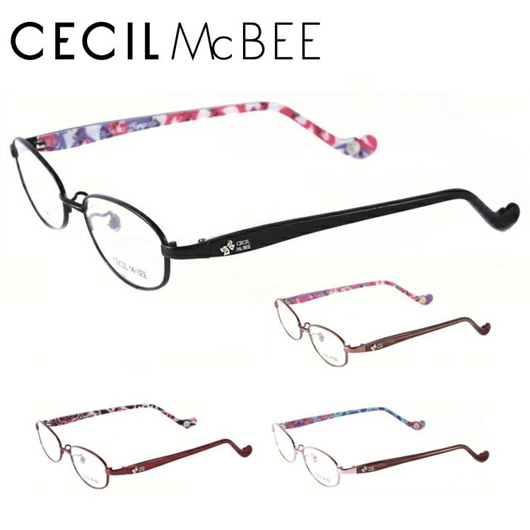 メガネ 眼鏡 度付き 度なし おしゃれ CECIL McBEE セシルマクビー CMF 3009 全4色 48サイズ レディース 女性 UVカット 紫外線 ブランド サングラス 伊達 ダテ｜老眼鏡・PCレンズ・カラーレンズ・遠近両用対応可能 ラッピング無料