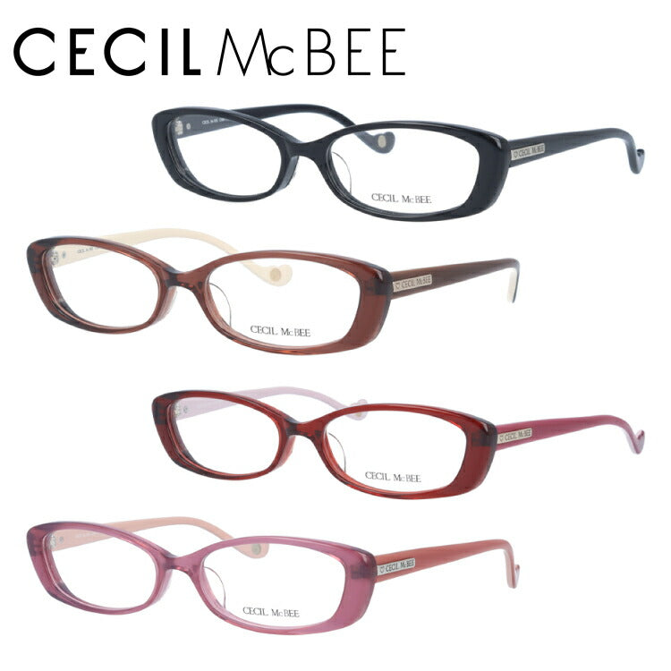 メガネ 眼鏡 度付き 度なし おしゃれ CECIL McBEE セシルマクビー CMF 7007 全4色 52サイズ レディース 女性 UVカット 紫外線 ブランド サングラス 伊達 ダテ｜老眼鏡・PCレンズ・カラーレンズ・遠近両用対応可能 ラッピング無料