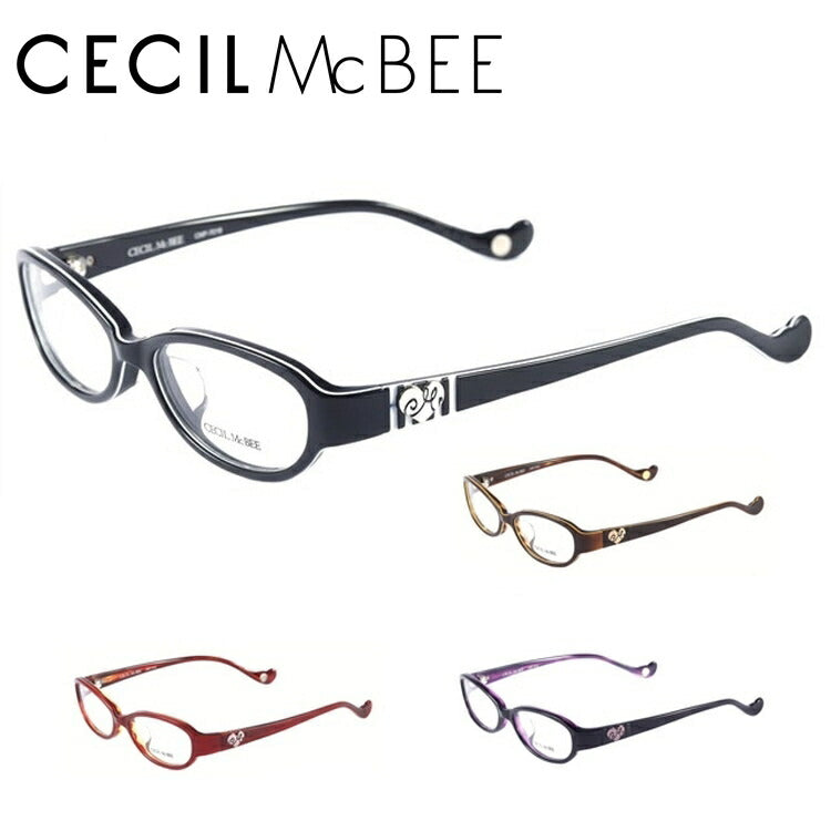 メガネ 眼鏡 度付き 度なし おしゃれ CECIL McBEE セシルマクビー CMF 7016 全4色 50サイズ レディース 女性 UVカット 紫外線 ブランド サングラス 伊達 ダテ｜老眼鏡・PCレンズ・カラーレンズ・遠近両用対応可能 ラッピング無料