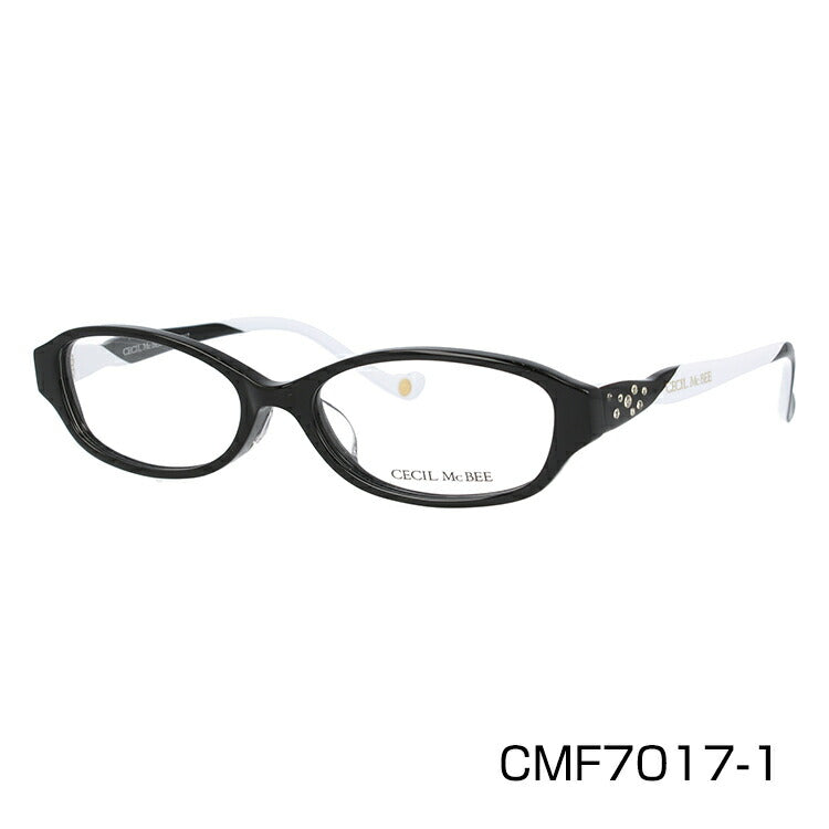 メガネ 眼鏡 度付き 度なし おしゃれ CECIL McBEE セシルマクビー CMF 7017 全4色 52サイズ オーバル型 レディース 女性 UVカット 紫外線 ブランド サングラス 伊達 ダテ｜老眼鏡・PCレンズ・カラーレンズ・遠近両用対応可能 ラッピング無料