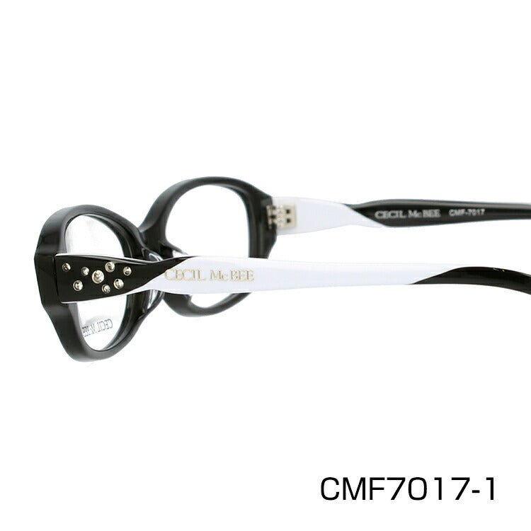 メガネ 眼鏡 度付き 度なし おしゃれ CECIL McBEE セシルマクビー CMF 7017 全4色 52サイズ オーバル型 レディース 女性 UVカット 紫外線 ブランド サングラス 伊達 ダテ｜老眼鏡・PCレンズ・カラーレンズ・遠近両用対応可能 ラッピング無料