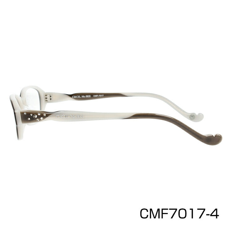 メガネ 眼鏡 度付き 度なし おしゃれ CECIL McBEE セシルマクビー CMF 7017 全4色 52サイズ オーバル型 レディース 女性 UVカット 紫外線 ブランド サングラス 伊達 ダテ｜老眼鏡・PCレンズ・カラーレンズ・遠近両用対応可能 ラッピング無料