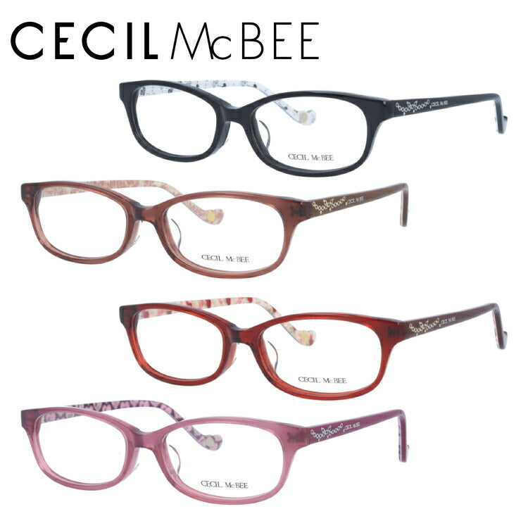 メガネ 眼鏡 度付き 度なし おしゃれ CECIL McBEE セシルマクビー CMF 7023 全4色 52サイズ スクエア型 レディース 女性 UVカット 紫外線 ブランド サングラス 伊達 ダテ｜老眼鏡・PCレンズ・カラーレンズ・遠近両用対応可能 ラッピング無料