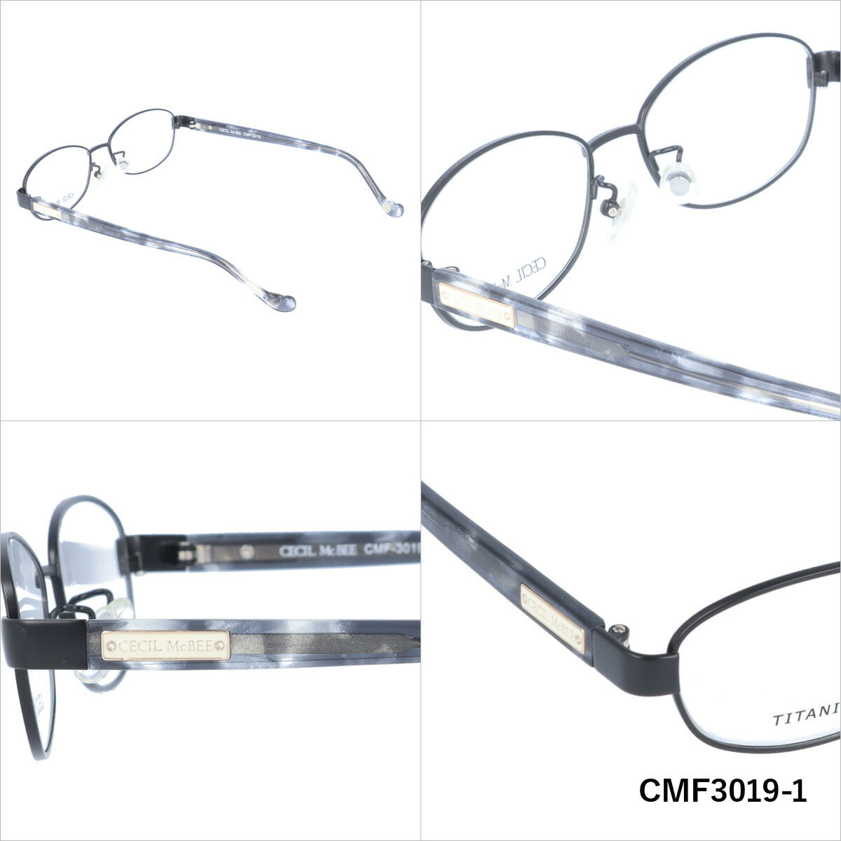 メガネ 眼鏡 度付き 度なし おしゃれ CECIL McBEE セシルマクビー CMF 3019 全4色 52サイズ レディース 女性 UVカット 紫外線 ブランド サングラス 伊達 ダテ｜老眼鏡・PCレンズ・カラーレンズ・遠近両用対応可能 ラッピング無料
