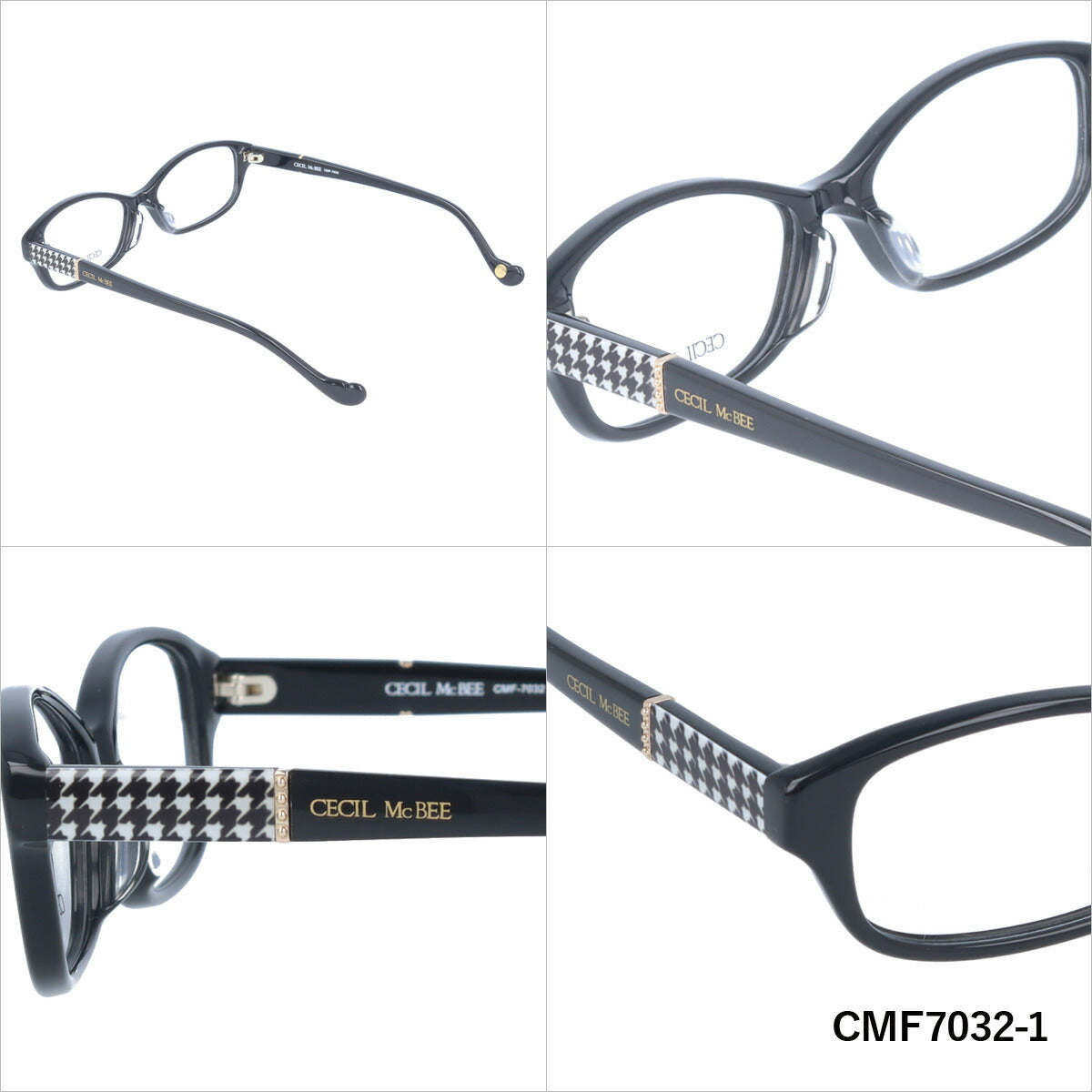 メガネ 眼鏡 度付き 度なし おしゃれ CECIL McBEE セシルマクビー CMF 7032 全4色 52サイズ レディース 女性 UVカット 紫外線 ブランド サングラス 伊達 ダテ｜老眼鏡・PCレンズ・カラーレンズ・遠近両用対応可能 ラッピング無料