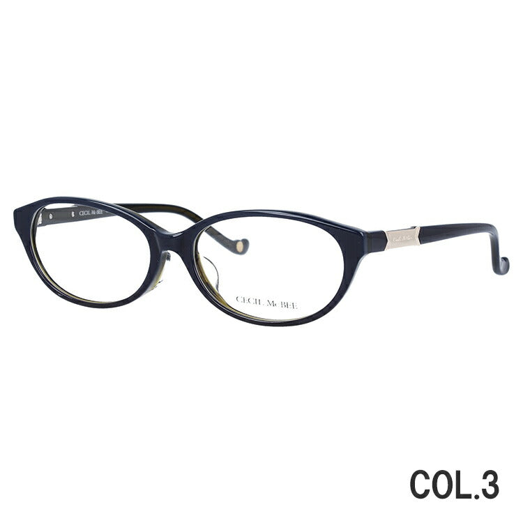 メガネ 眼鏡 度付き 度なし おしゃれ CECIL McBEE セシルマクビー CMF 7051 全4色 53サイズ オーバル型 レディース 女性 UVカット 紫外線 ブランド サングラス 伊達 ダテ｜老眼鏡・PCレンズ・カラーレンズ・遠近両用対応可能 ラッピング無料