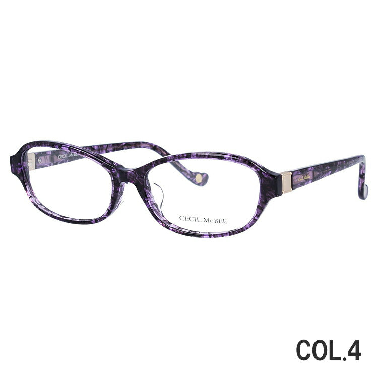 メガネ 眼鏡 度付き 度なし おしゃれ CECIL McBEE セシルマクビー CMF 7052 全4色 53サイズ オーバル型 レディース 女性 UVカット 紫外線 ブランド サングラス 伊達 ダテ｜老眼鏡・PCレンズ・カラーレンズ・遠近両用対応可能 ラッピング無料