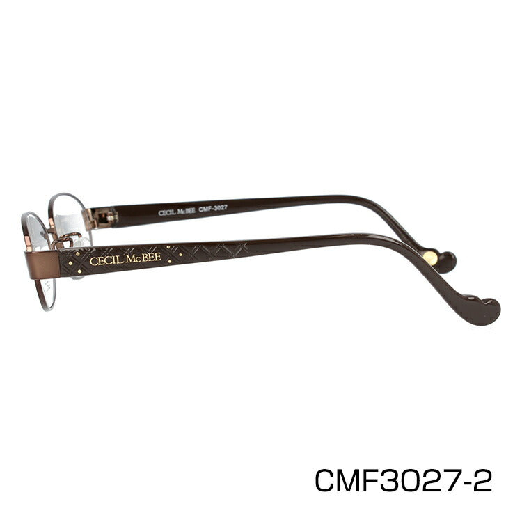 メガネ 眼鏡 度付き 度なし おしゃれ CECIL McBEE セシルマクビー CMF 3027 全4色 52サイズ オーバル型 レディース 女性 UVカット 紫外線 ブランド サングラス 伊達 ダテ｜老眼鏡・PCレンズ・カラーレンズ・遠近両用対応可能 ラッピング無料