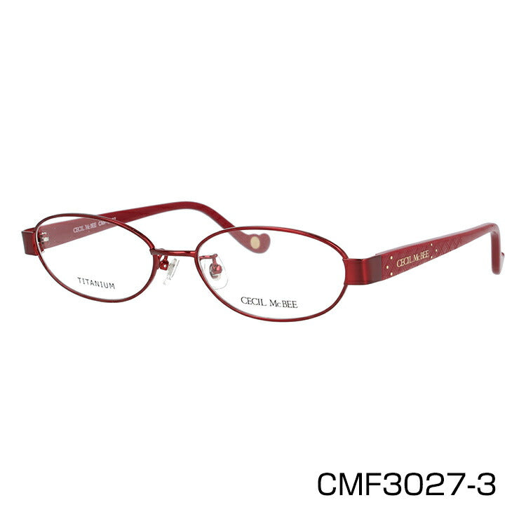 メガネ 眼鏡 度付き 度なし おしゃれ CECIL McBEE セシルマクビー CMF 3027 全4色 52サイズ オーバル型 レディース 女性 UVカット 紫外線 ブランド サングラス 伊達 ダテ｜老眼鏡・PCレンズ・カラーレンズ・遠近両用対応可能 ラッピング無料