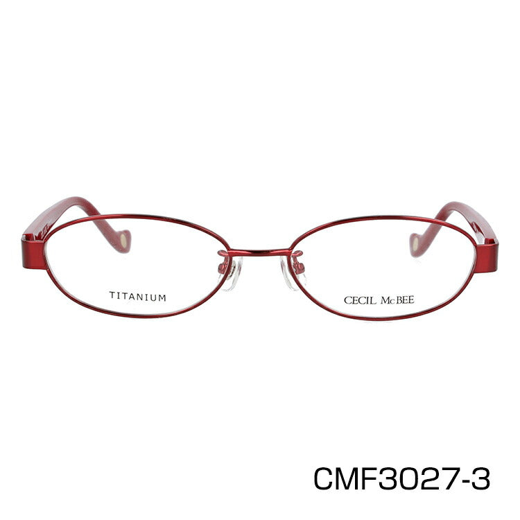 メガネ 眼鏡 度付き 度なし おしゃれ CECIL McBEE セシルマクビー CMF 3027 全4色 52サイズ オーバル型 レディース 女性 UVカット 紫外線 ブランド サングラス 伊達 ダテ｜老眼鏡・PCレンズ・カラーレンズ・遠近両用対応可能 ラッピング無料