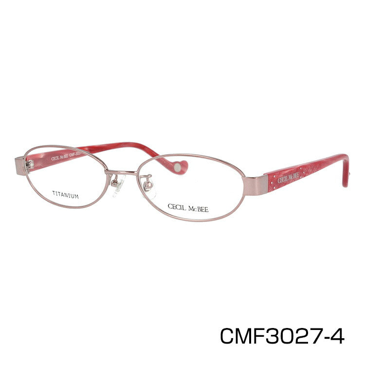 メガネ 眼鏡 度付き 度なし おしゃれ CECIL McBEE セシルマクビー CMF 3027 全4色 52サイズ オーバル型 レディース 女性 UVカット 紫外線 ブランド サングラス 伊達 ダテ｜老眼鏡・PCレンズ・カラーレンズ・遠近両用対応可能 ラッピング無料