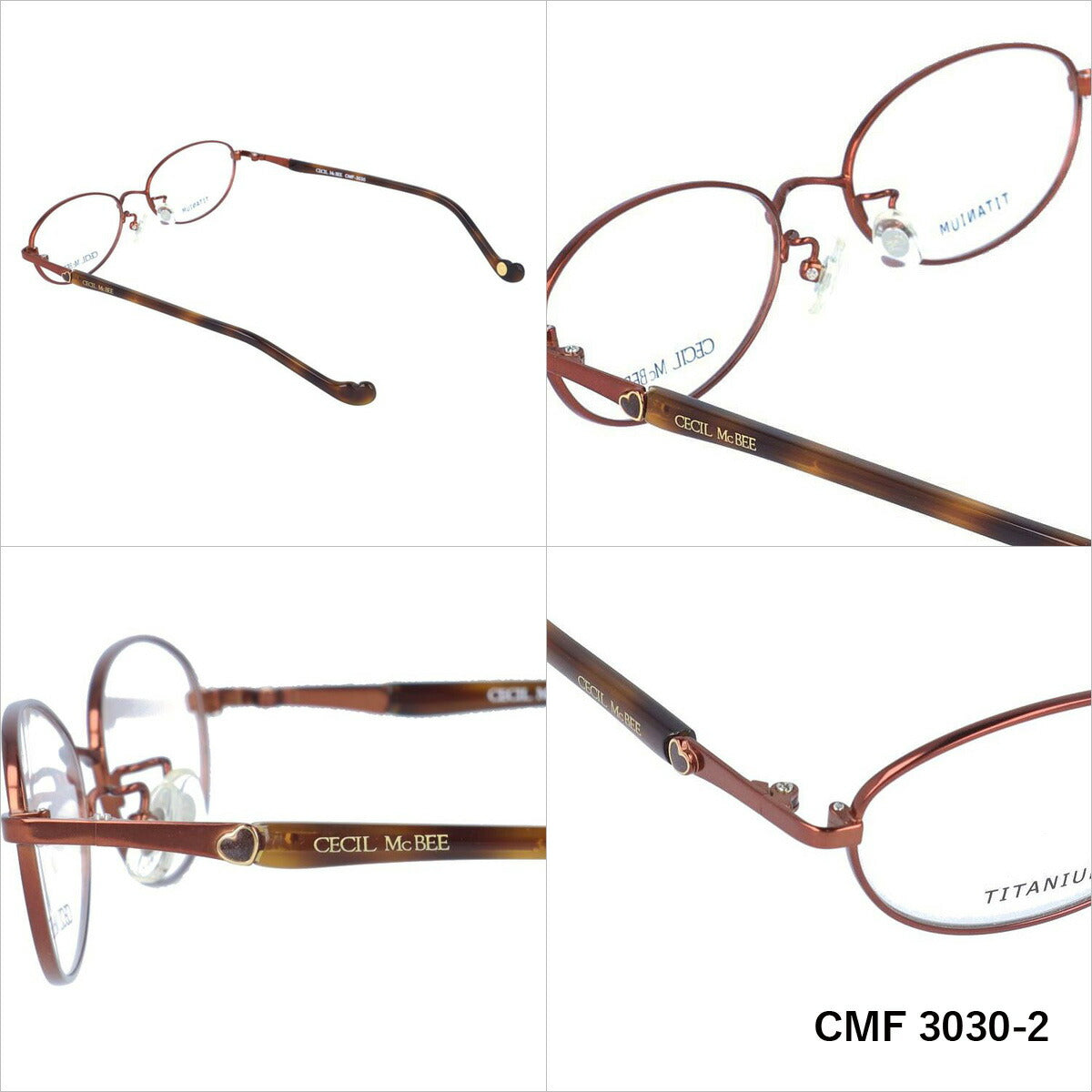セシルマクビー メガネ 眼鏡 フレーム 度付き 伊達 カラーレンズ レディース CECIL McBEE ブランド CMF 3030 51 オーバル | 老眼鏡 PCレンズ ブルーライトカット 遠近両用 対応可能 女 紫外線 対策 おすすめ 人気 プレゼント