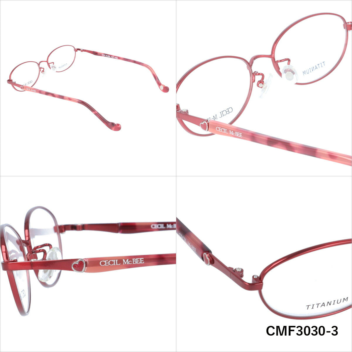 セシルマクビー メガネ 眼鏡 フレーム 度付き 伊達 カラーレンズ レディース CECIL McBEE ブランド CMF 3030 51 オーバル | 老眼鏡 PCレンズ ブルーライトカット 遠近両用 対応可能 女 紫外線 対策 おすすめ 人気 プレゼント