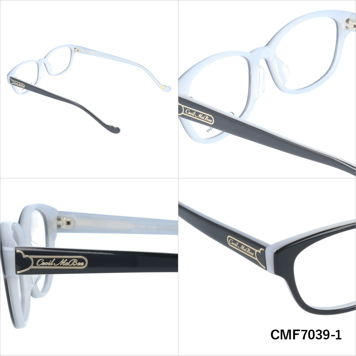 メガネ 眼鏡 度付き 度なし おしゃれ CECIL McBEE セシルマクビー CMF 7039 全4色 51サイズ オーバル型 レディース 女性 UVカット 紫外線 ブランド サングラス 伊達 ダテ｜老眼鏡・PCレンズ・カラーレンズ・遠近両用対応可能 ラッピング無料