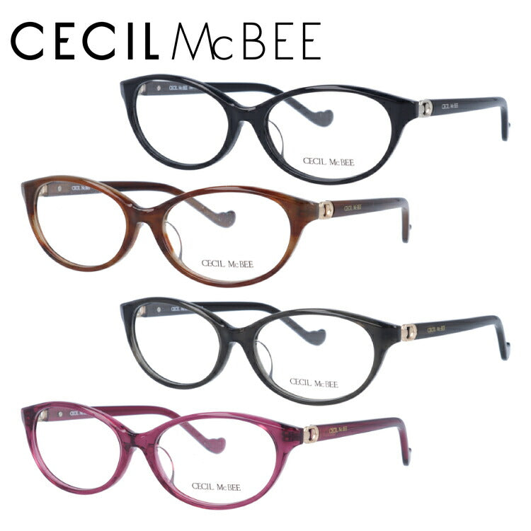 メガネ 眼鏡 度付き 度なし おしゃれ CECIL McBEE セシルマクビー CMF7057 全4色 51サイズ フォックス型 レディース 女性 UVカット 紫外線 ブランド サングラス 伊達 ダテ｜老眼鏡・PCレンズ・カラーレンズ・遠近両用対応可能 ラッピング無料