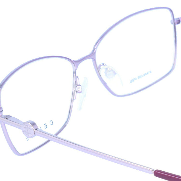 セリーヌ CELINE メガネ フレーム 眼鏡 度付き 度なし 伊達 VC1243 0SE3 53サイズ スクエア型 レディース ブラゾン アイコン ロゴ ラッピング無料