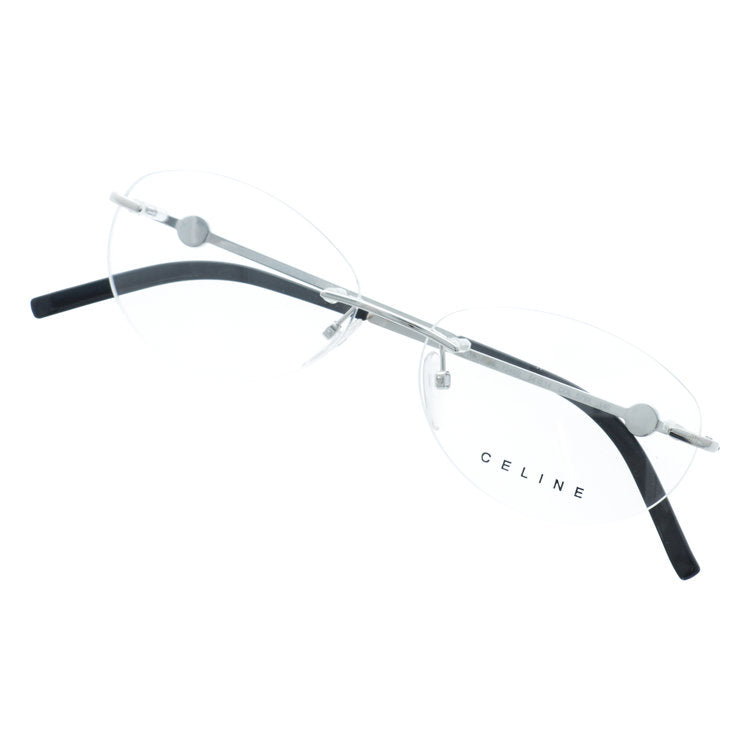 訳あり セリーヌ メガネフレーム 伊達メガネ CELINE VC1249S 579X 54サイズ オーバル型 リムレス 縁なし アウトレット ユニセックス メンズ レディース