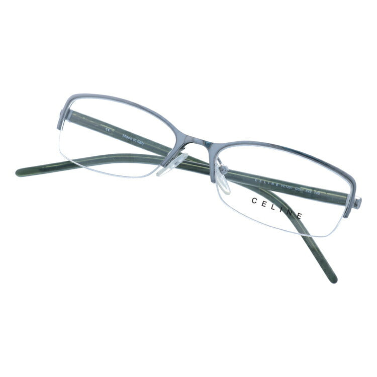 セリーヌ CELINE メガネ フレーム 眼鏡 度付き 度なし 伊達 VC1251M 0E42 53サイズ オーバル型 レディース ブラゾン アイコン ロゴ ラッピング無料
