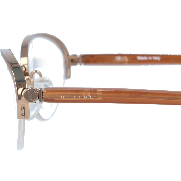 セリーヌ CELINE メガネ フレーム 眼鏡 度付き 度なし 伊達 VC1252M 0A32 52サイズ オーバル型 レディース ブラゾン アイコン ロゴ ラッピング無料