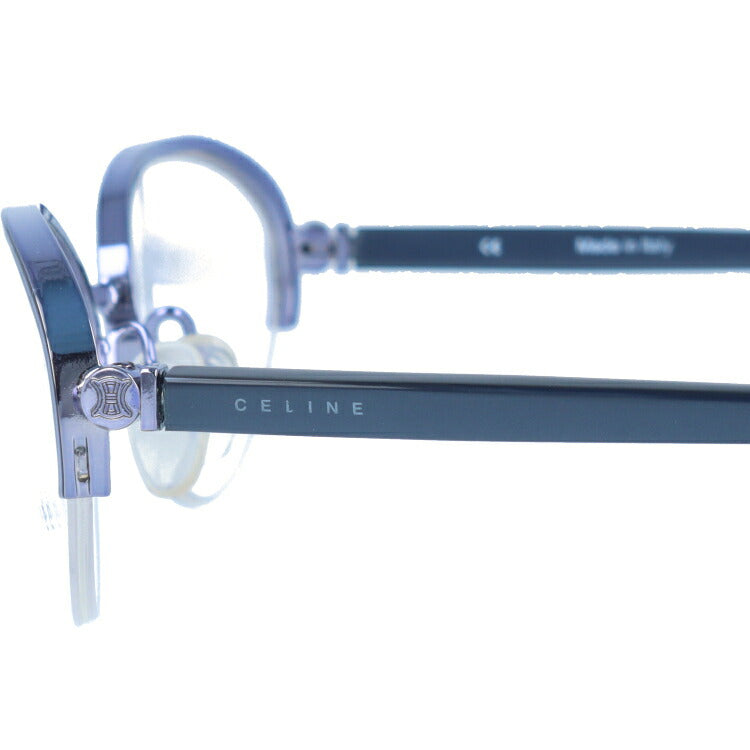 セリーヌ CELINE メガネ フレーム 眼鏡 度付き 度なし 伊達 VC1252M 0S53 52サイズ オーバル型 レディース ブラゾン アイコン ロゴ ラッピング無料