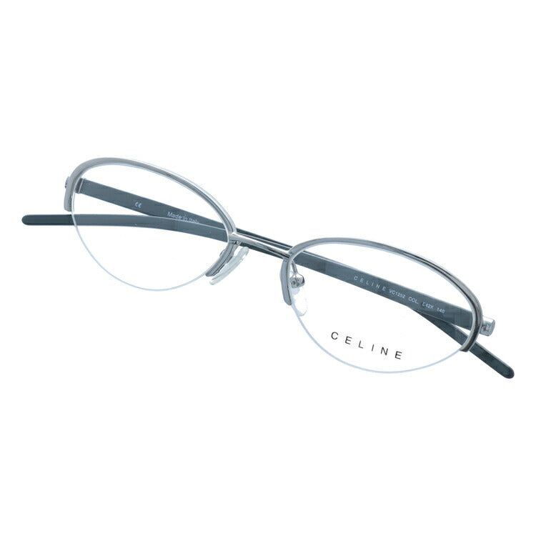 セリーヌ CELINE メガネ フレーム 眼鏡 度付き 度なし 伊達 VC1252M E42X 52サイズ オーバル型 レディース ブラゾン アイコン ロゴ ラッピング無料