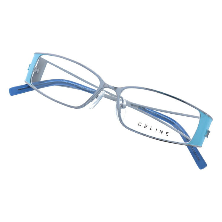 セリーヌ CELINE メガネ フレーム 眼鏡 度付き 度なし 伊達 VC1305M 0E98 52サイズ スクエア型 レディース ブラゾン アイコン ロゴ ラッピング無料