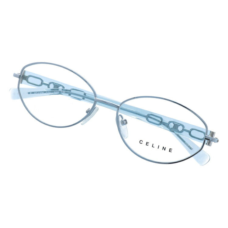 セリーヌ CELINE メガネ フレーム 眼鏡 度付き 度なし 伊達 VC1306M 0S58 53サイズ オーバル型 レディース ブラゾン アイコン ロゴ ラッピング無料