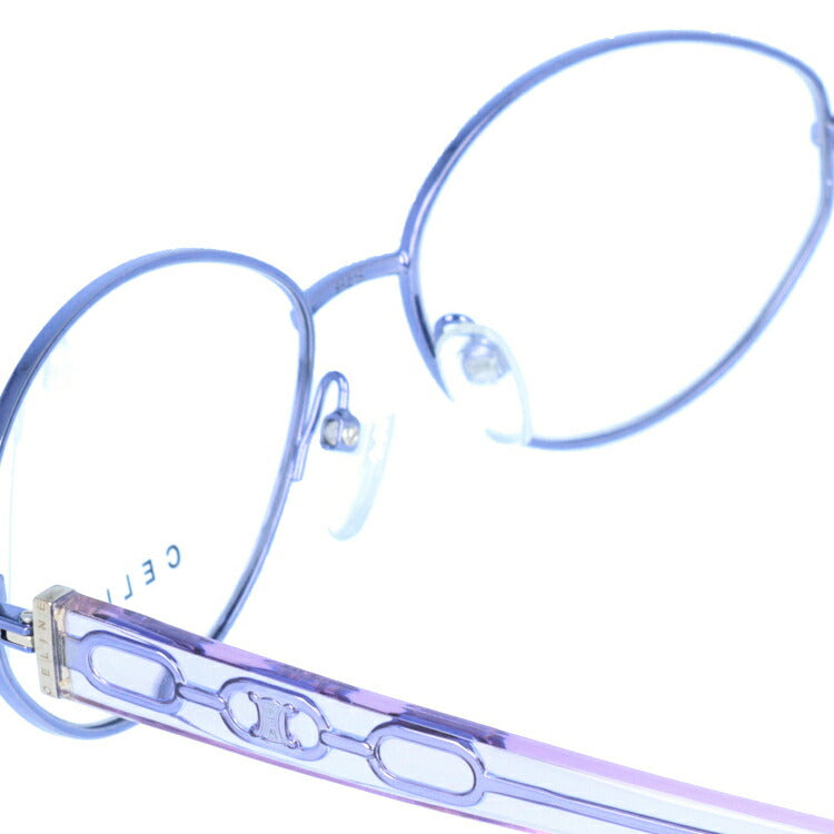 セリーヌ CELINE メガネ フレーム 眼鏡 度付き 度なし 伊達 VC1306M 0S53 55サイズ オーバル型 レディース ブラゾン アイコン ロゴ ラッピング無料