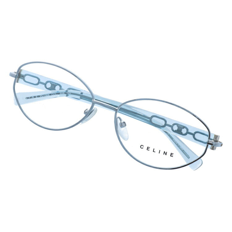 セリーヌ CELINE メガネ フレーム 眼鏡 度付き 度なし 伊達 VC1306M 0S58 55サイズ オーバル型 レディース ブラゾン アイコン ロゴ ラッピング無料