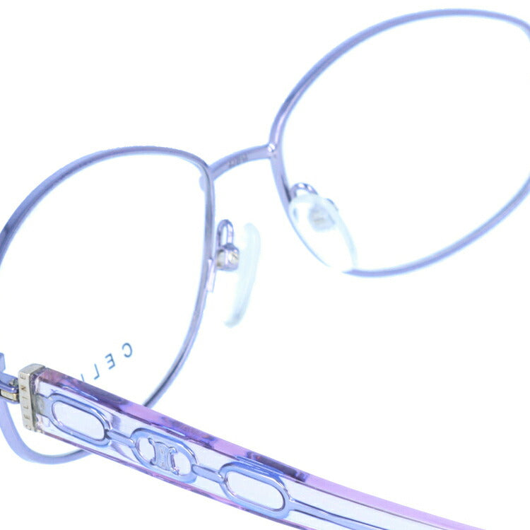 セリーヌ CELINE メガネ フレーム 眼鏡 度付き 度なし 伊達 VC1307M 0S53 54サイズ オーバル型 レディース ブラゾン アイコン ロゴ ラッピング無料
