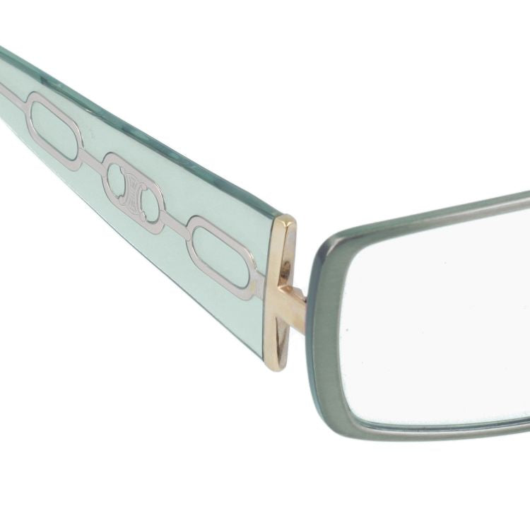 【訳あり】セリーヌ CELINE メガネ フレーム 眼鏡 度付き 度なし 伊達 VC1308M 0SD4 56サイズ スクエア型 レディース ブラゾン アイコン ロゴ ラッピング無料