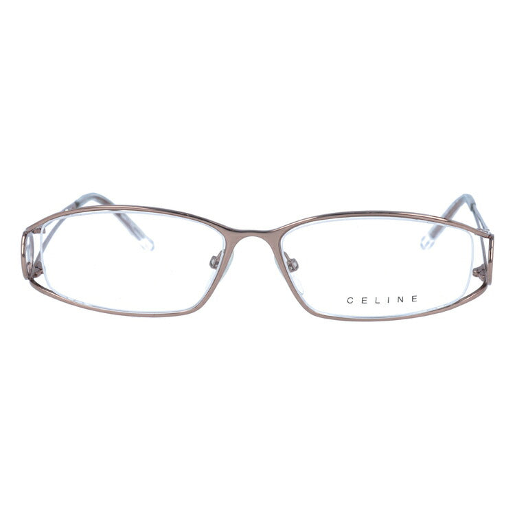 【訳あり】セリーヌ CELINE メガネ フレーム 眼鏡 度付き 度なし 伊達 VC1359M 08F4 56サイズ オーバル型 レディース ブラゾン アイコン ロゴ ラッピング無料