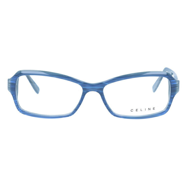 【訳あり】セリーヌ メガネフレーム 伊達メガネ レギュラーフィット CELINE VC1579 06RB 54サイズ スクエア型 レディース ブラゾン マカダム柄 アイコン ロゴ ラッピング無料