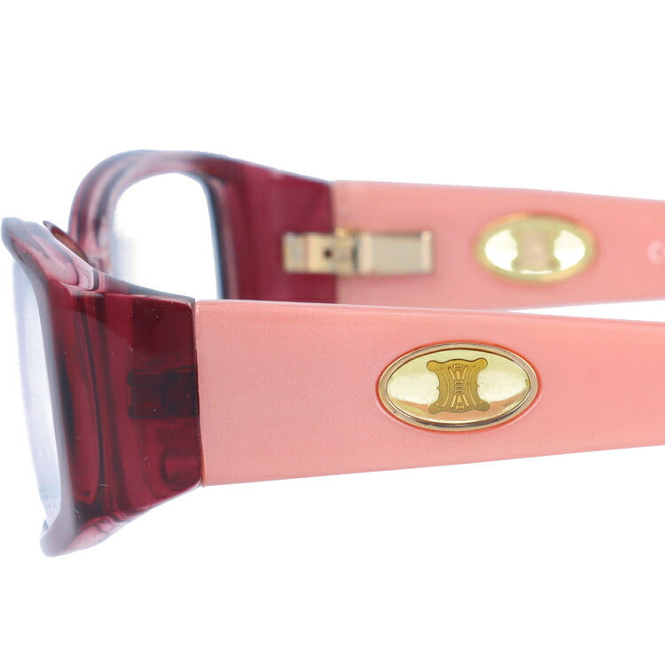 【訳あり】セリーヌ CELINE メガネ フレーム 眼鏡 度付き 度なし 伊達 アジアンフィット VC1610M 098F 53サイズ スクエア型 レディース ブラゾン アイコン ロゴ ラッピング無料