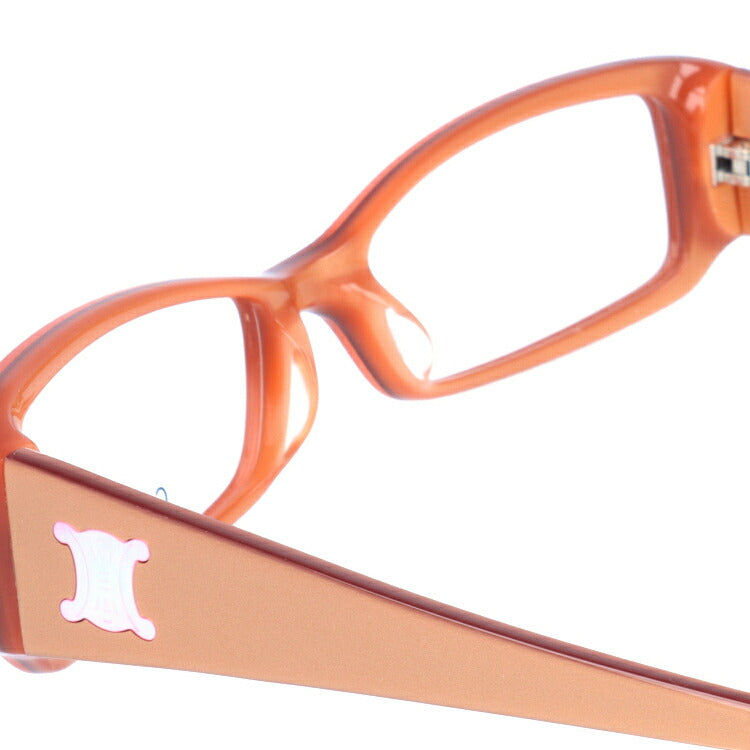 【訳あり】セリーヌ CELINE メガネ フレーム 眼鏡 度付き 度なし 伊達 アジアンフィット VC1640C 09QG 52サイズ スクエア型 レディース ブラゾン アイコン ロゴ シェル ラッピング無料