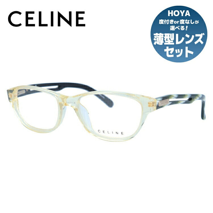 セリーヌ CELINE メガネ フレーム 眼鏡 度付き 度なし 伊達 アジアンフィット VC1676M 0846 50サイズ ウェリントン型 レディース アイコン ロゴ ラッピング無料