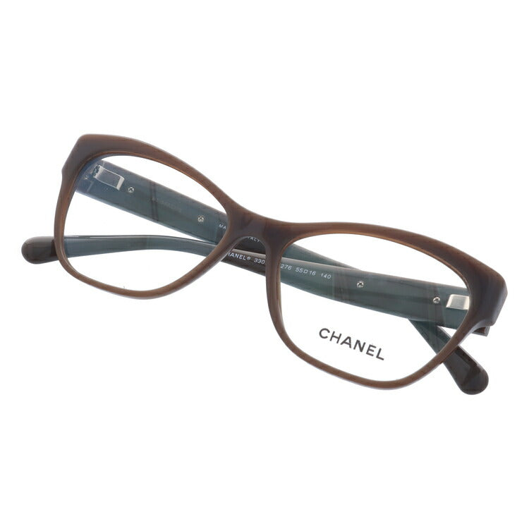 【訳あり】シャネル メガネフレーム 伊達メガネ レギュラーフィット CHANEL CH3307 1276 55サイズ フォックス ユニセックス メンズ レディース ラッピング無料
