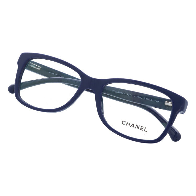 【訳あり】シャネル メガネフレーム 伊達メガネ レギュラーフィット CHANEL CH3311 C1502 54サイズ スクエア ユニセックス メンズ レディース ラッピング無料