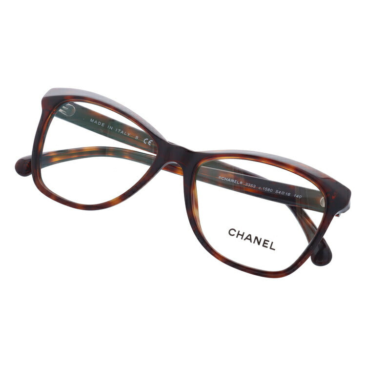 【訳あり】シャネル メガネフレーム 伊達メガネ レギュラーフィット CHANEL CH3353 1580 54サイズ バタフライ ユニセックス メンズ レディース ラッピング無料