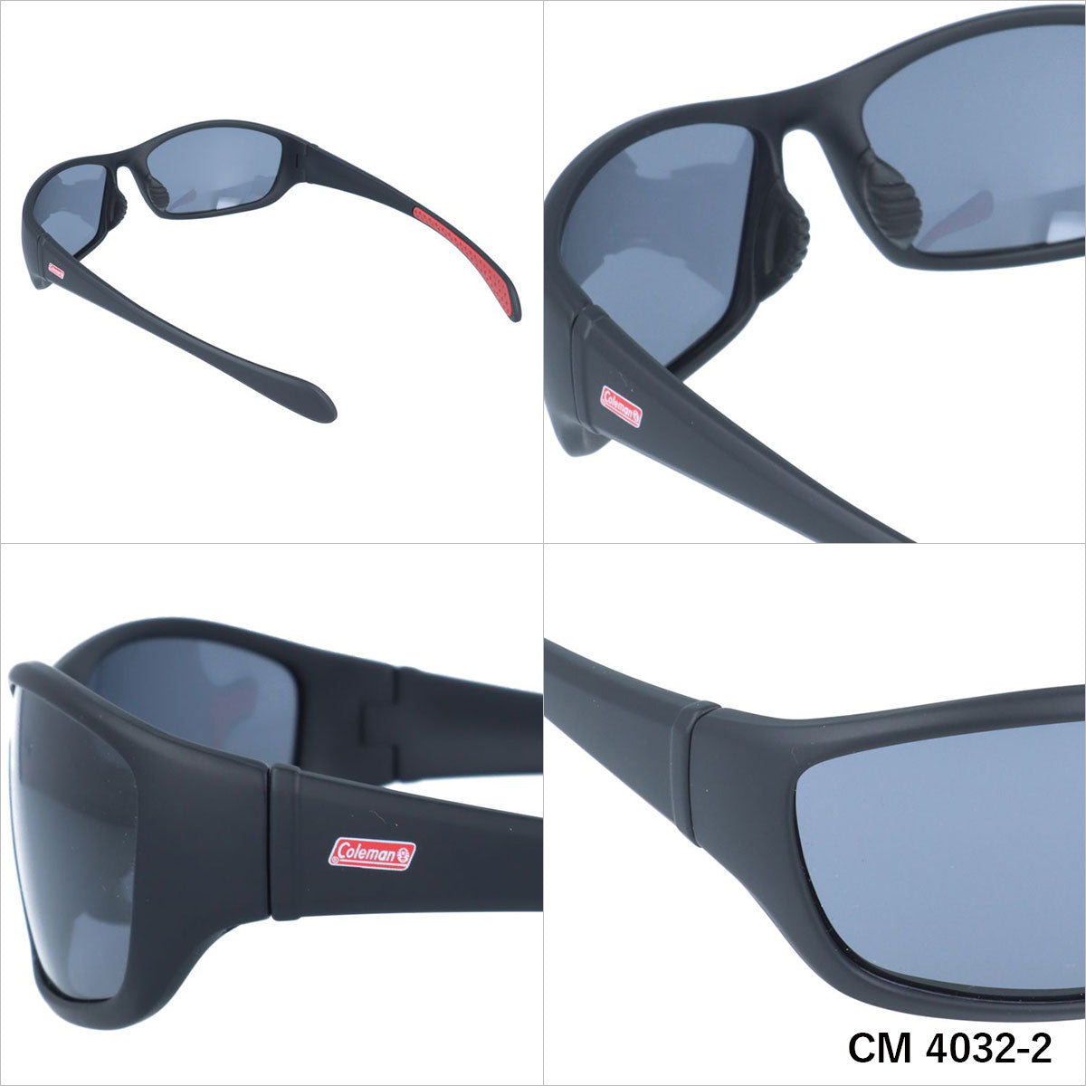 コールマン サングラス 偏光サングラス アジアンフィット COLEMAN CM 4032 63サイズ スポーツ型 ユニセックス メンズ レディース