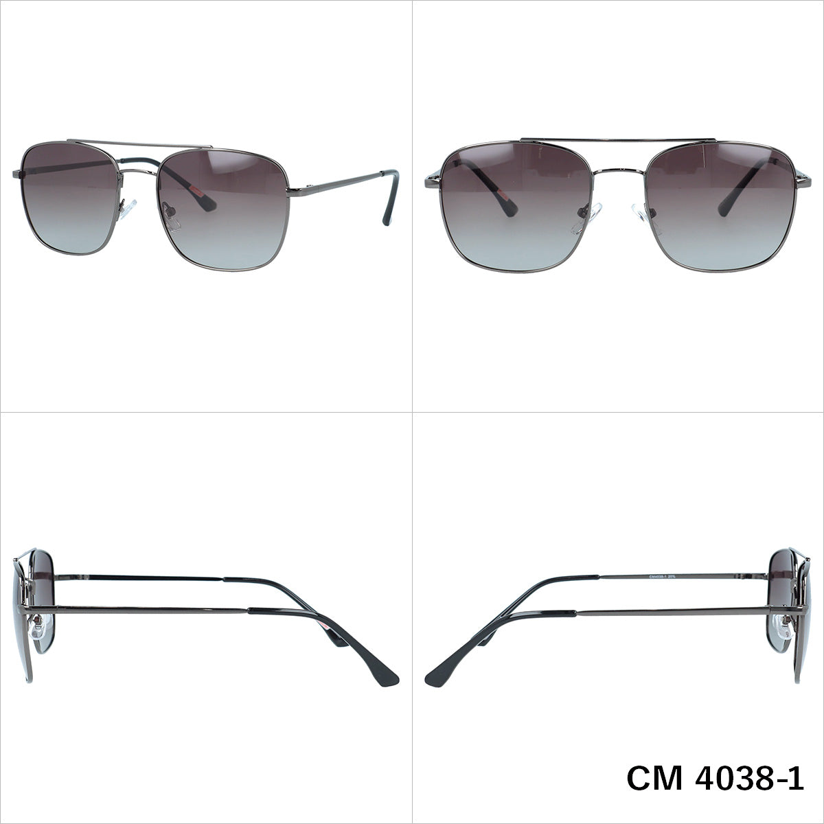コールマン サングラス 偏光サングラス COLEMAN CM4038 53サイズ 全2カラー ウェリントン型 乱反射をカットしクリアな視界へ ユニセックス メンズ レディース | ダブルブリッジ ツーブリッジ レトロ風