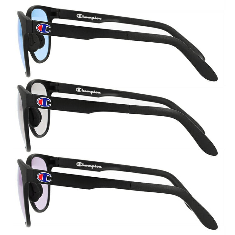 【国内正規品】チャンピオン サングラス アジアンフィット Champion 2113 BK 52サイズ ボストン型 メンズ レディース 男女兼用 ユニセックス ブランド 人気 UVカット 紫外線 おしゃれ 運転 ドライブ レジャー アウトドア 夏